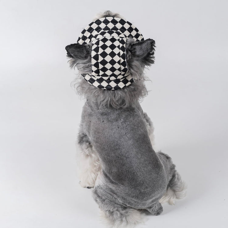 Pet hat with Ear Holes Sunscreen Baseball Cap Suitable for Small and Medium-Sized Dogs Outdoor Climbing hat in Summer Pet Products (Pink, Medium)