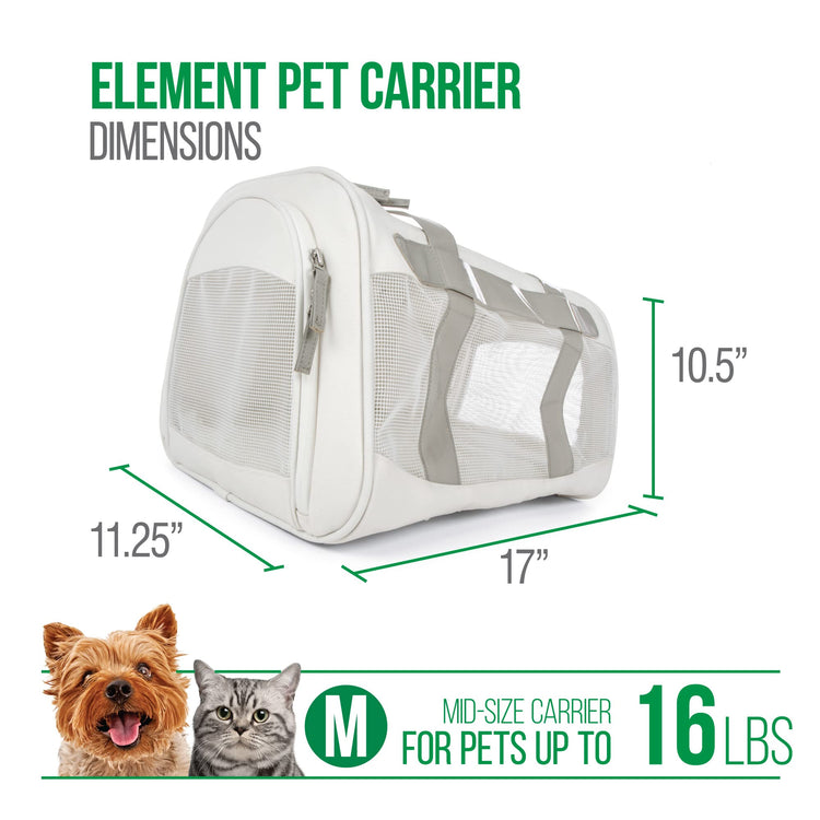 Sherpa Delta Airlines Travel Pet Carrier, Airline Approved & Guaranteed On Board - Black, Medium