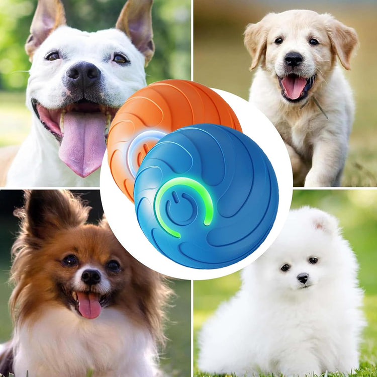 Valentines Day Gifts 2025 New Electric Dog Ball Toy,Electric Ball Dog Toy for Cat,360° Smart Automatic Interactive Rolling Dog Ball, Smart Interactive Pet Toy Ball,Automatic Dog Toy