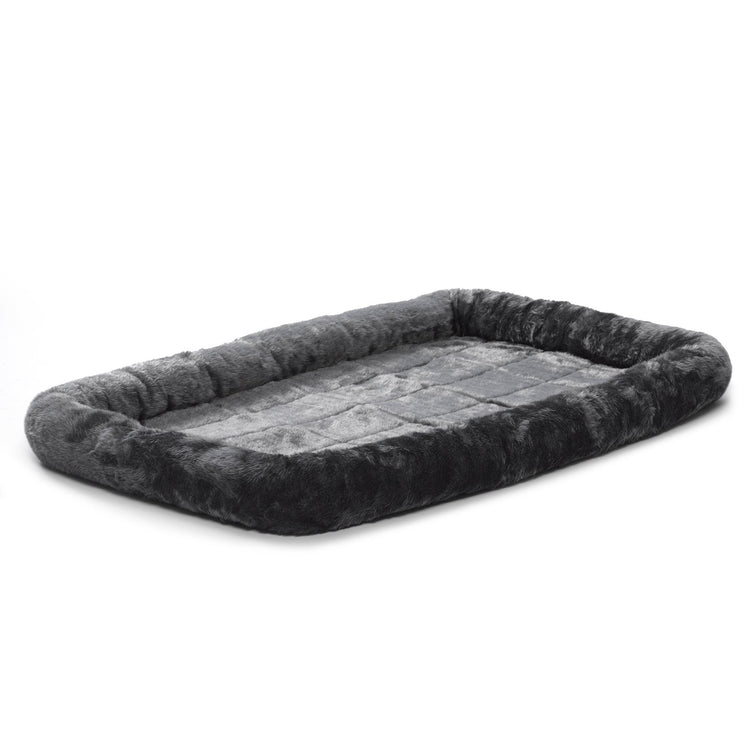 MidWest Homes for Pets QuietTime Fashion XXS Dog Bed - Pink Faux Fur Bolster, Ultra-Soft and Machine Washable, Fits 18-Inch Crates and Carriers, for Small Dogs and Cats