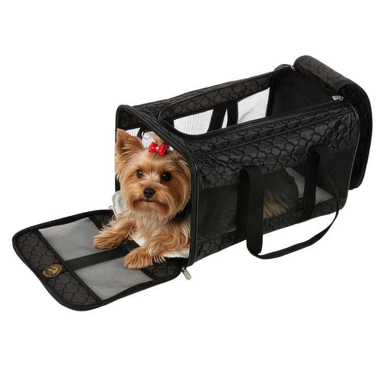 Sherpa Original Deluxe Travel Pet Carrier, Airline Approved & Guaranteed On Board - Charcoal Gray, Medium