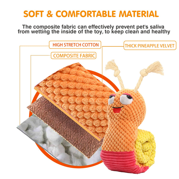lilfrd Dog Puzzle Toys - Enrichment Squeaky Crinkle Snuffle Treat Dispensing Smart Dog Toys for Boredom and Stimulating, Durable Plush Toys for Large Medium Small Breed - Turtle
