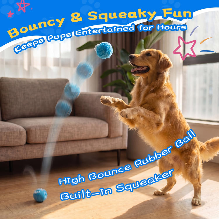 lilfrd Dog Puzzle Toys - Enrichment Squeaky Crinkle Snuffle Treat Dispensing Smart Dog Toys for Boredom and Stimulating, Durable Plush Toys for Large Medium Small Breed - Turtle