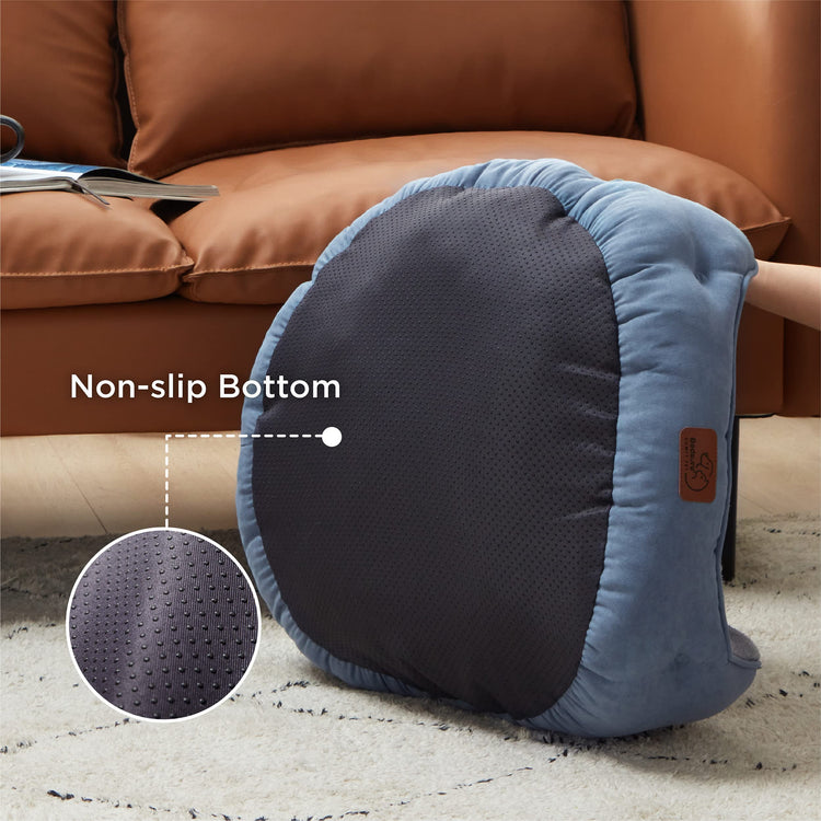 Bedsure Dog Beds for Small Dogs - Round Medium Cat Beds for Indoor Cats, Washable Pet Bed for Puppy and Kitten with Slip-Resistant Bottom, 25 Inches, Taupe