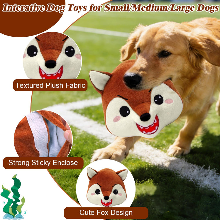 Mity rain Interactive Dog Toys with Thicken Plush, Moving Dog Toy with Recording Mode Shaking & Singing Mode Bouncing, Funny Ball Jumping to Keep Them Busy & Chase, Rechargeable (Octopus)