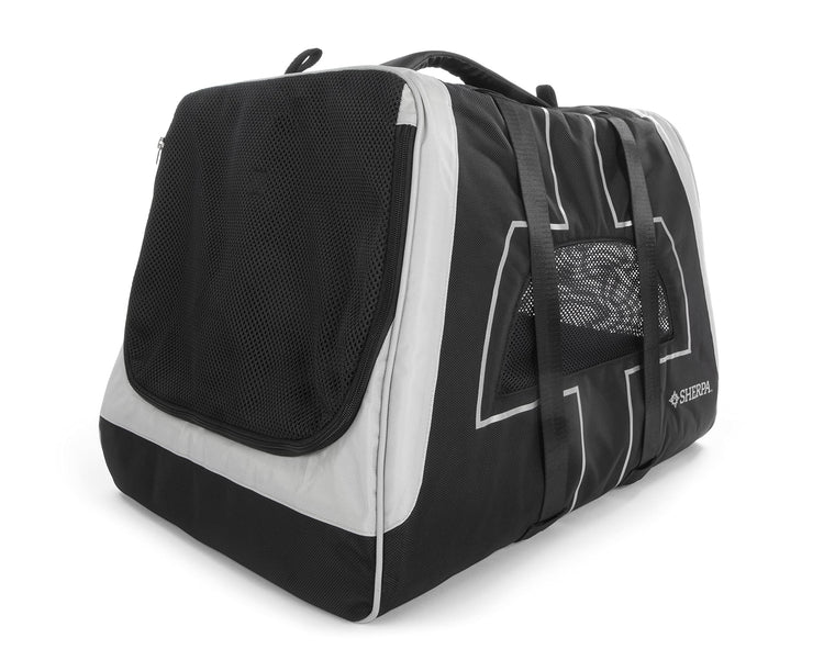 Sherpa Delta Airlines Travel Pet Carrier, Airline Approved & Guaranteed On Board - Black, Medium