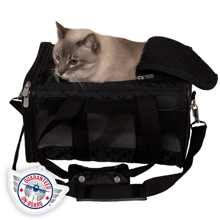 Sherpa Original Deluxe Travel Pet Carrier, Airline Approved & Guaranteed On Board - Charcoal Gray, Medium