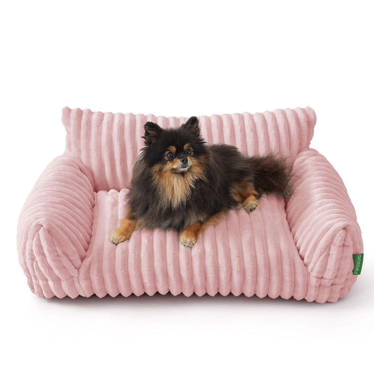 Cute Couch Bed for Pets, Supportive Cat Sofa for Indoor Cats, Small Dog Sofa Bed for Small Dogs, Grey, 24 inches