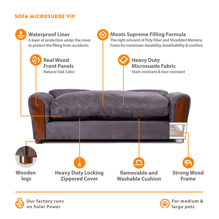 Moots VIP Pet Bed V2 (Chocolate, Medium)