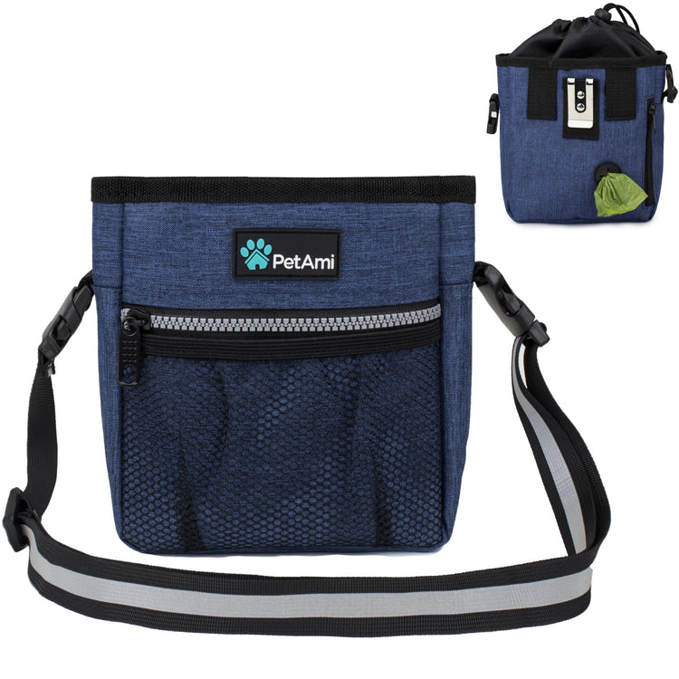 PETAMI Dog and CAT Treat Pouch, Heather Gray