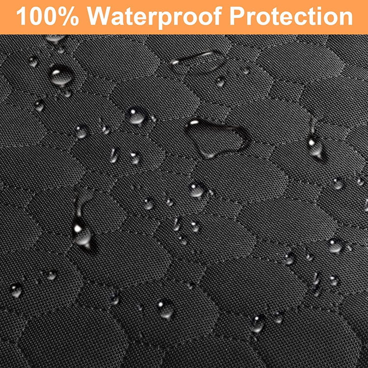 Mancro Dog Car Seat Cover for Back Seat, 2026 Upgraded 600D Heavy Duty Waterproof & Scratch-Resistant Dog Hammock for Car, Back Seat Pet Cover for Dogs with Sedan, Trucks and SUVs, Standard, Black