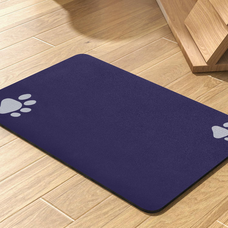PADOOR Pet Feeding Mat-Absorbent Dog Mat for Food and Water Bowl-No Stains Easy Clean Dog Food Mat-Quick Dry Water Dispenser-Puppy Supplies Accessories