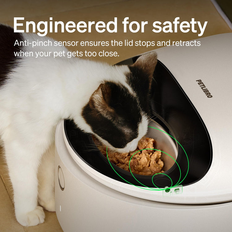 PETLIBRO Automatic Wet Food Cat Feeder 2026 New Version with Semiconductor Cooling, Refrigerated 3 Fresh Meals in 3 Days, App-Controlled Pet Food Dispenser, Stainless Steel Bowl, Easy to Clean