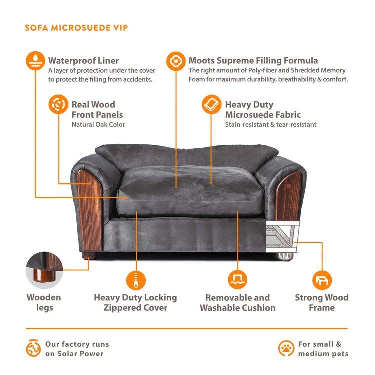 Moots VIP Pet Bed V2 (Chocolate, Medium)