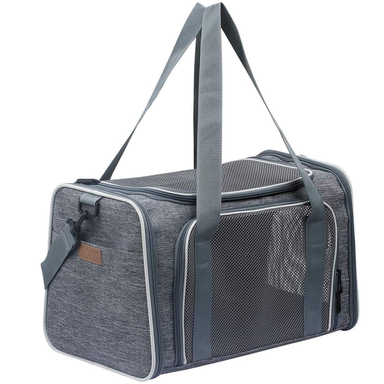 Cat Carrier - Portable Foldable Dog Pet Carrier, Soft-Sided Pet Bag up to 15 Lbs, Airline Approved Travel Puppy Carrier