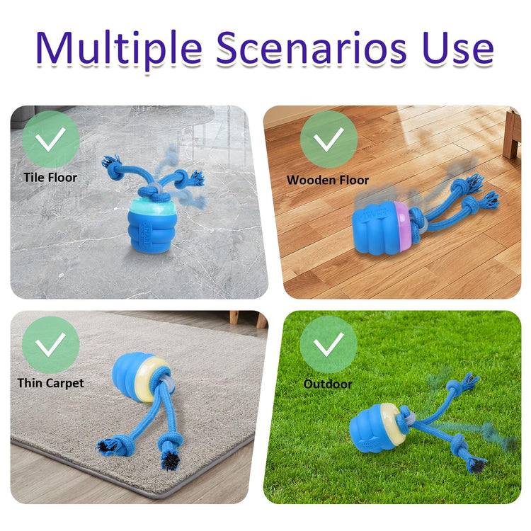 Giociv Interactive Dog Toys with Motion Activated, Squeaky Dog Toy for Daily Training, Keep Dogs Busy
