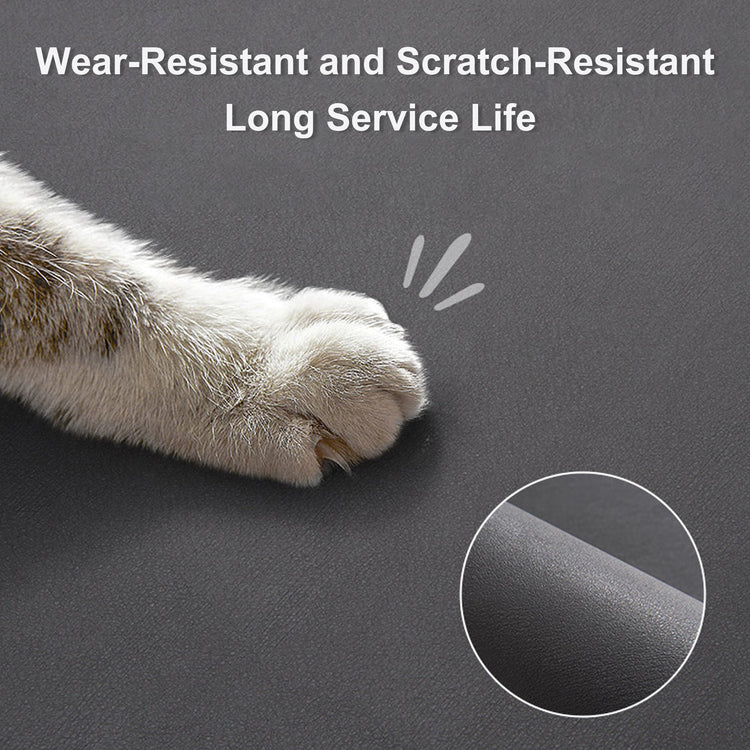 YCT Cat Pet Food Mat - Non-Slip Bottom Absorbent Quick Dry Feeding Mat for Dogs and Cats - Pet Supplies, 11.8"x18.1" Beige