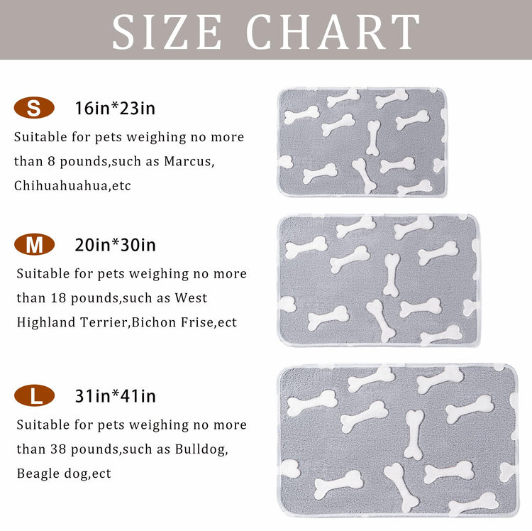 1 Pack 3 Blankets Super Soft Fluffy Premium Fleece Pet Blanket Flannel Paw Printed Throw for Dog Puppy Cat (Small 23x16'', Brown, Pink, White)
