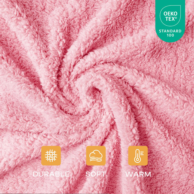 1 Pack 3 Calming Blankets Fluffy Premium Fleece Pet Blanket Soft Sherpa Throw for Dog Puppy Cat Beige Small (23" x16'')