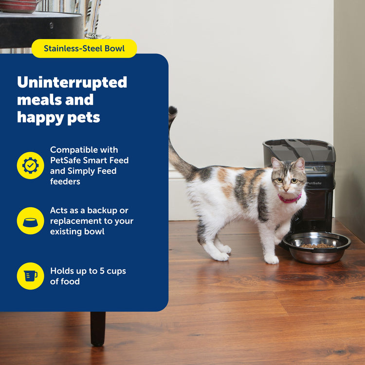 PetSafe Smart Feed, Electronic Pet Feeder for Cats & Dogs, 6L/24 Cup Capacity, Programmable Mealtimes, Alexa, Apple & Android Compatible, Backup Batteries Ensure Meal Delivery During Power Outage