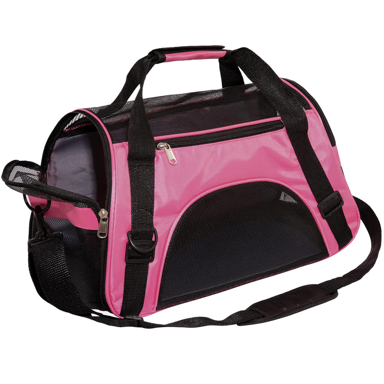 MuchL Pet Carrier Soft-Sided Carriers for Cat Carriers Dog Carrier for Small Medium Cats Dogs Puppies Pet Carrier Airline Approved Cat Dog Pet Travel Carrier (Small, Blue)