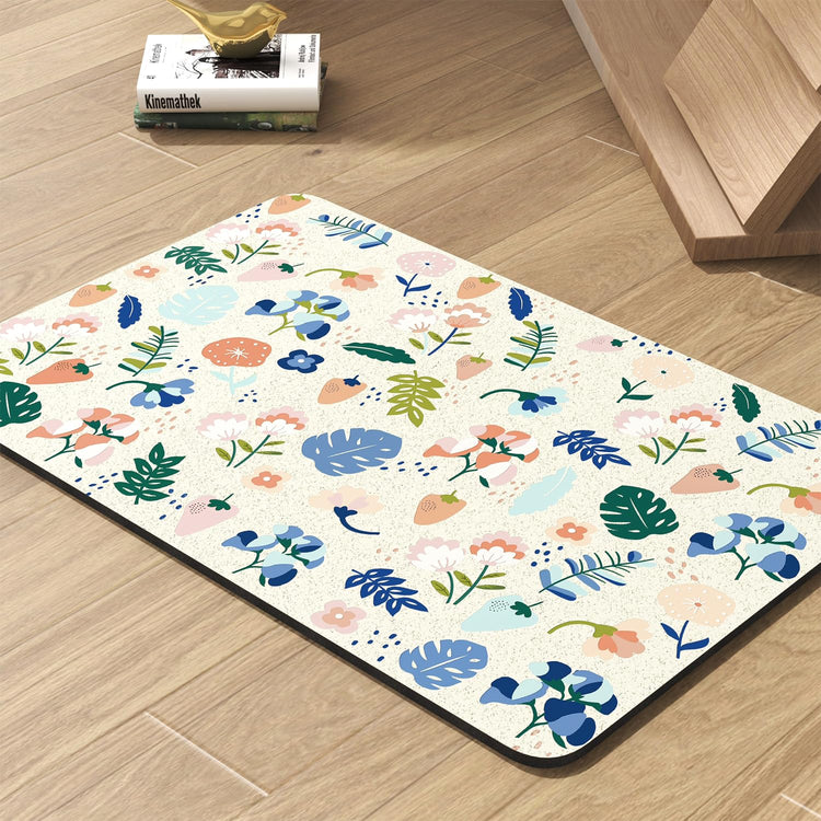 PADOOR Pet Feeding Mat-Absorbent Dog Mat for Food and Water Bowl-No Stains Easy Clean Dog Food Mat-Quick Dry Water Dispenser-Puppy Supplies Accessories
