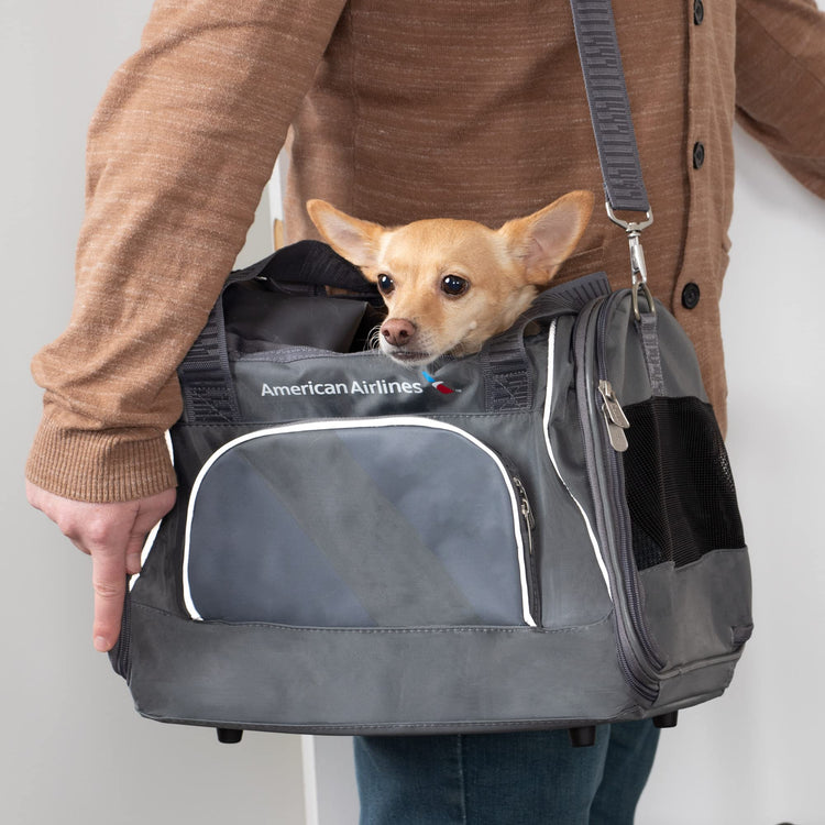 Sherpa Delta Airlines Travel Pet Carrier, Airline Approved & Guaranteed On Board - Black, Medium