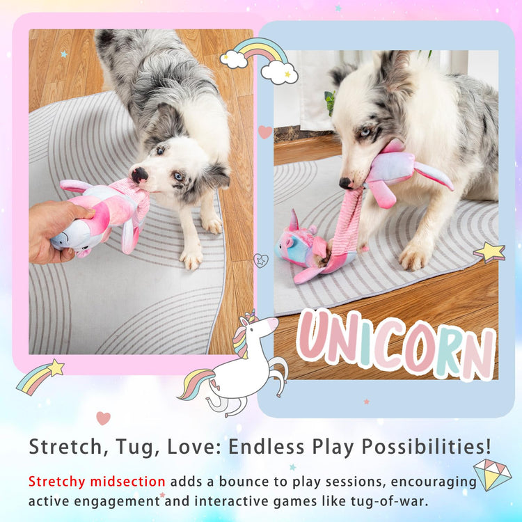 lilfrd Dog Puzzle Toys - Enrichment Squeaky Crinkle Snuffle Treat Dispensing Smart Dog Toys for Boredom and Stimulating, Durable Plush Toys for Large Medium Small Breed - Turtle