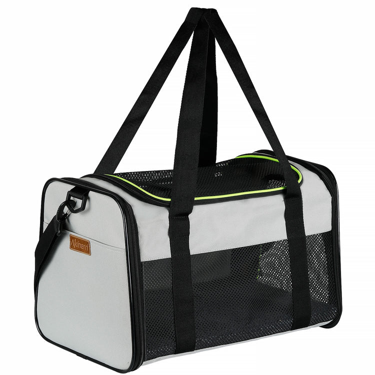 Cat Carrier - Portable Foldable Dog Pet Carrier, Soft-Sided Pet Bag up to 15 Lbs, Airline Approved Travel Puppy Carrier
