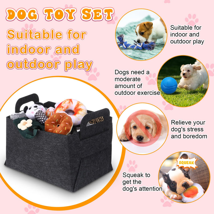 Abbylike 50 Pcs Puppy Supplies Starter Kit for Small Dogs Puppy Essentials Includes Leash, Bowls, Teeth Brushes, Water Bottle, and More Accessories for Dogs Pet Day Welcome Gift(Purple)