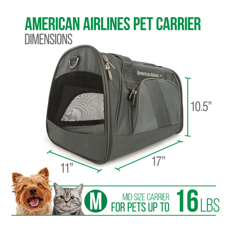 Sherpa Delta Airlines Travel Pet Carrier, Airline Approved & Guaranteed On Board - Black, Medium