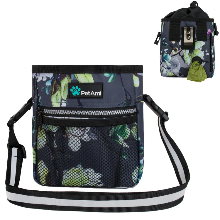 PETAMI Dog and CAT Treat Pouch, Heather Gray