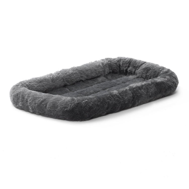 MidWest Homes for Pets QuietTime Fashion XXS Dog Bed - Pink Faux Fur Bolster, Ultra-Soft and Machine Washable, Fits 18-Inch Crates and Carriers, for Small Dogs and Cats