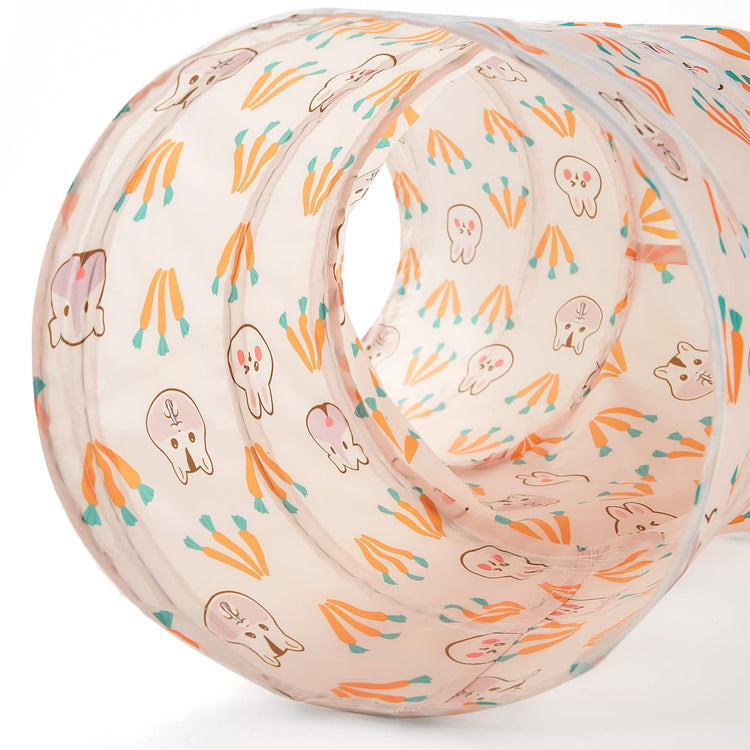 Tempcore Pet Cat Tunnel Tube Cat Toys 3 Way Collapsible, Tunnels for Indoor Cats，Kitty Bored Peek Hole Toy Ball Cat, Puppy, Kitty, Kitten, Rabbit