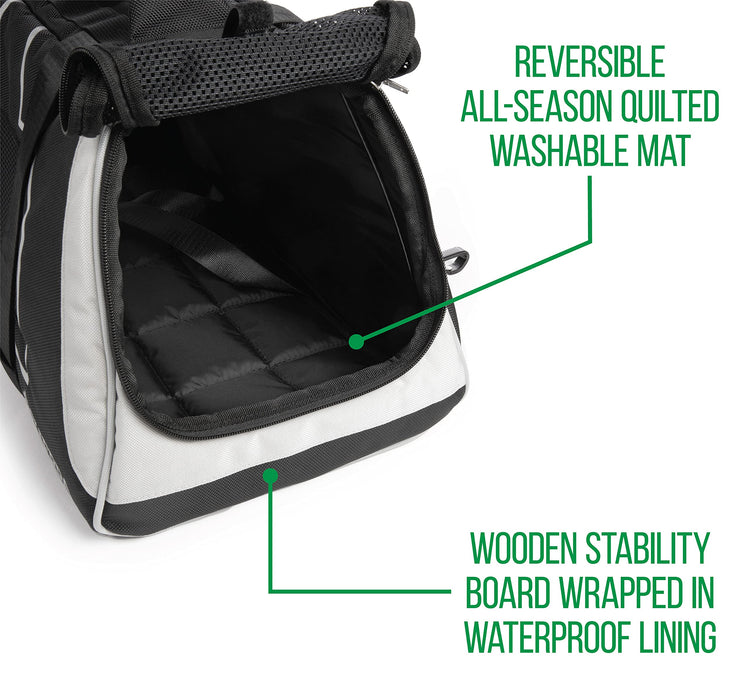 Sherpa Delta Airlines Travel Pet Carrier, Airline Approved & Guaranteed On Board - Black, Medium