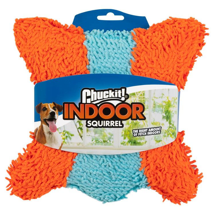 Chuckit! Indoor Fetch Roller Toy for Dogs - Interactive Dog Toys for Boredom, Orange and Blue