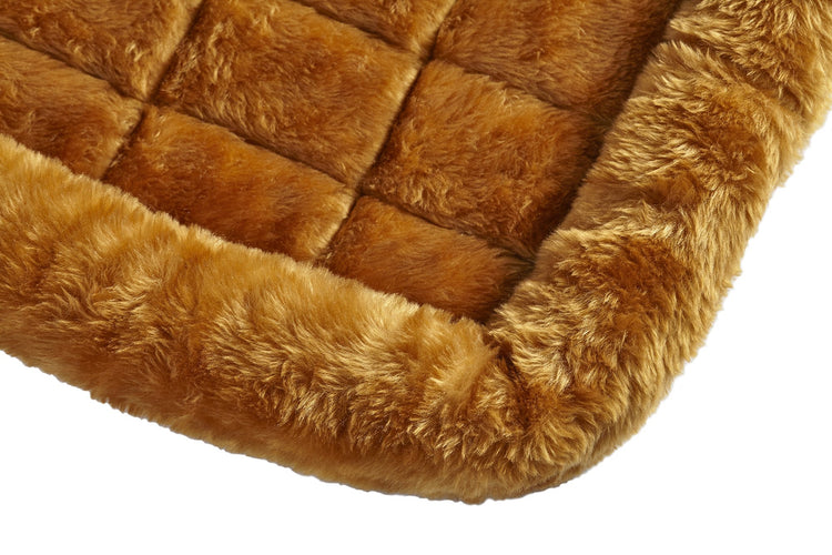 MidWest Homes for Pets QuietTime Fashion XXS Dog Bed - Pink Faux Fur Bolster, Ultra-Soft and Machine Washable, Fits 18-Inch Crates and Carriers, for Small Dogs and Cats