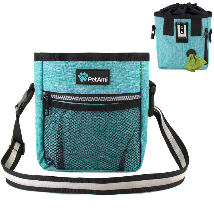 PETAMI Dog and CAT Treat Pouch, Heather Gray