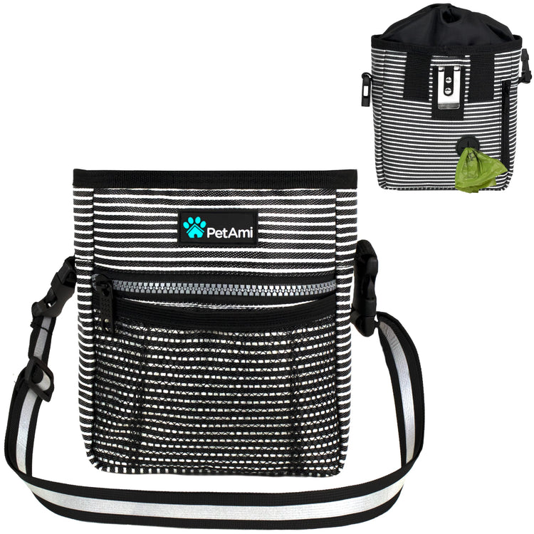 PETAMI Dog and CAT Treat Pouch, Heather Gray