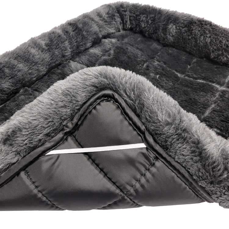 MidWest Homes for Pets QuietTime Fashion XXS Dog Bed - Pink Faux Fur Bolster, Ultra-Soft and Machine Washable, Fits 18-Inch Crates and Carriers, for Small Dogs and Cats
