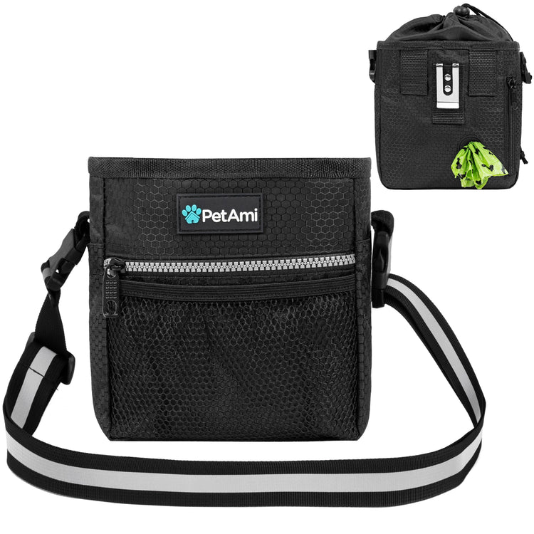 PETAMI Dog and CAT Treat Pouch, Heather Gray
