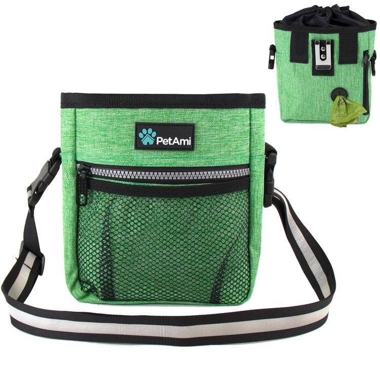 PETAMI Dog and CAT Treat Pouch, Heather Gray
